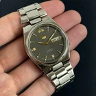 Seiko 5 Automatic Vintage 2007 Watch 7S26-3130 Dark Grey Dial 21 Jewels Japan