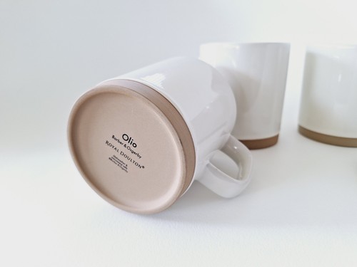 4 Barber & Osgerby Olio by Royal Doulton White Mugs - Picture 7 of 16