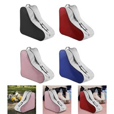 Kids Roller Skates Bag Storage Adjustable Shoulder Strap Hold Knee Pad Gloves
