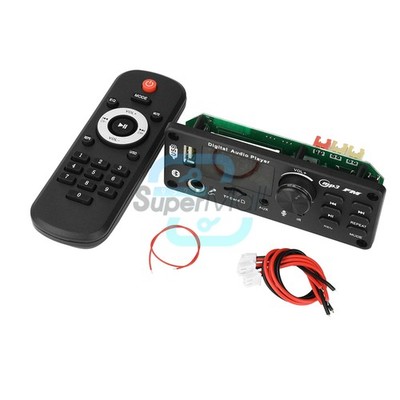 DC 7-24V Bluetooth 5.0 MP3 WAV Audio Decoder Board 2*50W Amplifier Color Screen