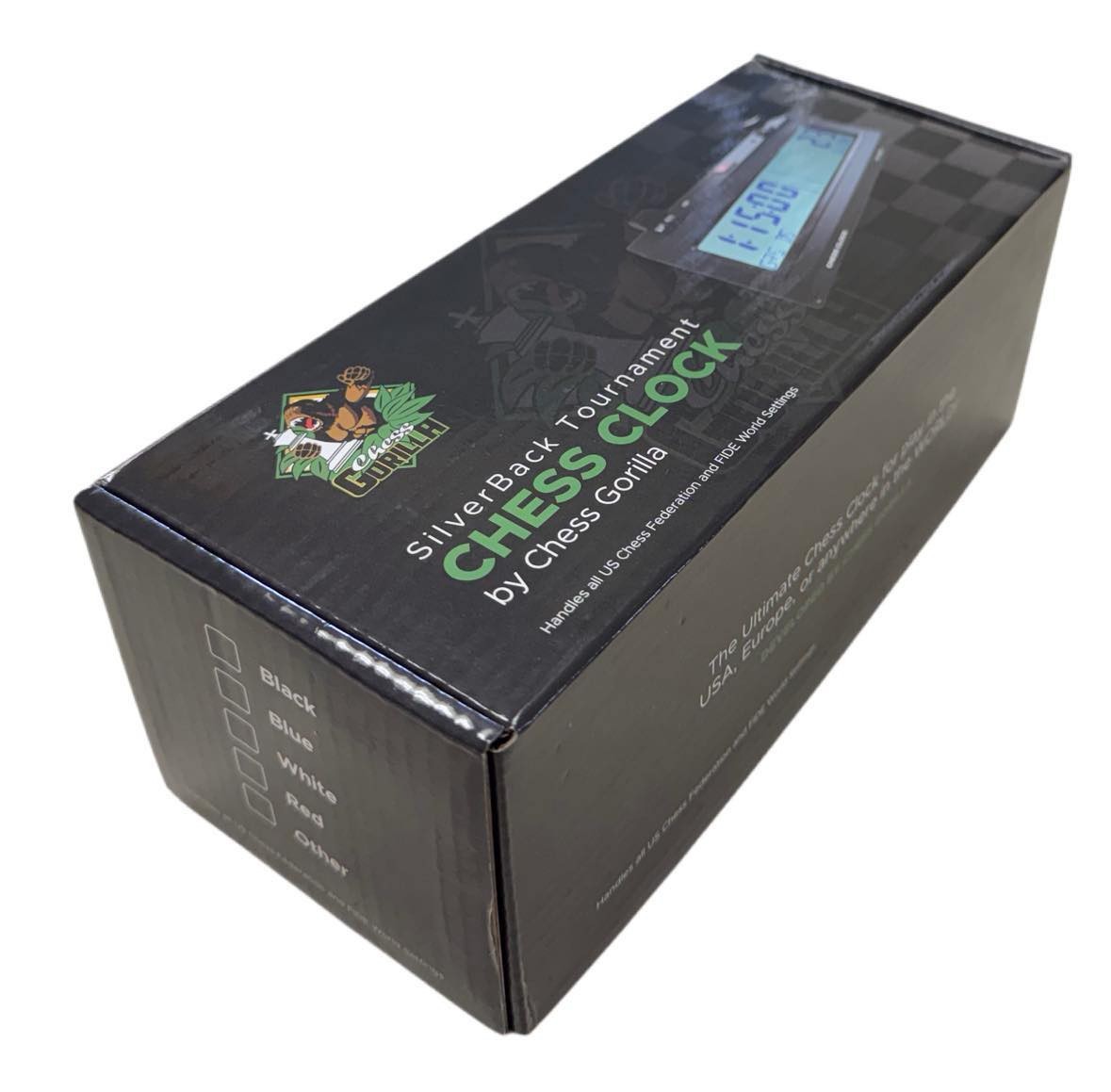 Chess Gorilla Silverback Chess Clock - Red