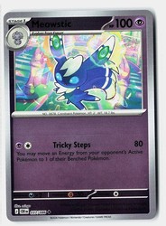 Meowstic 037/086 Reverse Holo Uncommon Chaos Rising