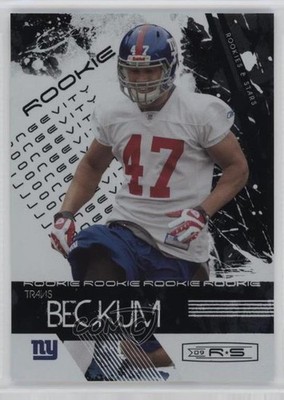 2009 Donruss Rookies & Stars Rookie Longevity Parallel 21/249 Travis Beckum we5