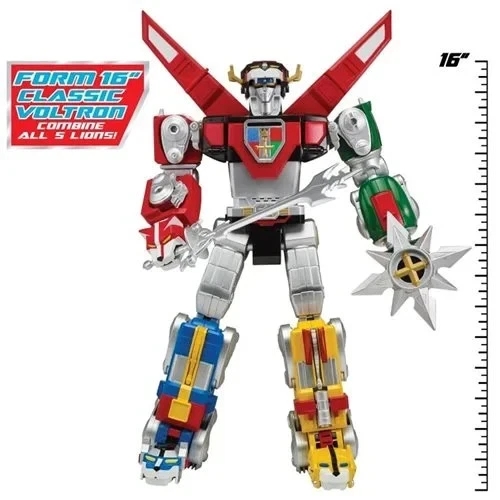 Voltron 1984 Classic Legendary Lion Action Figure 5-Pack Playmates - Image 3 of 4