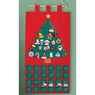 Herrschners  Christmas Classics Advent Calendar Felt & Sequin Kit
