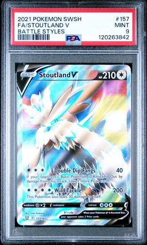 Stoutland V graded PSA 9 for sale on eBay