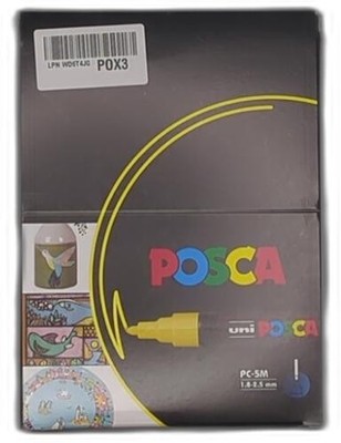 uni  POSCA PC-5M Soft Colors Water-Based Paint Markers, Reversible Medium Tip 8
