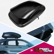 53"L CAR VAN SUV ROOF TOP CARGO STORAGE BOX CASE LUGGAGE CARRIER W/ LOCK & KEY
