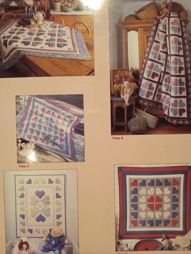 Heart Quilt Block Pattern Booklet Heart Quilt Patterns Booklet - Picture 2 of 2