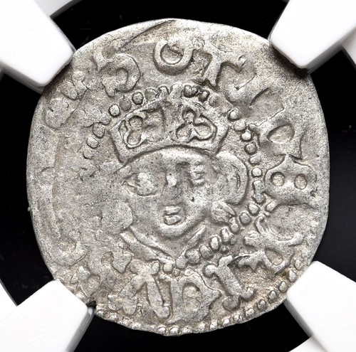 LIVONIA, Dorpat. Dietrich V Seehecht, 1485-1498. Silber Schilling, NGC AU53