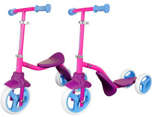NEW Swagtron K2 Toddler Pink 2-in-1 Child Walker Balance Bike Scooter Free Ship