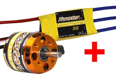 Torcster Antriebsset S für 2-3s Brushless Flugzeug NEU&OVP