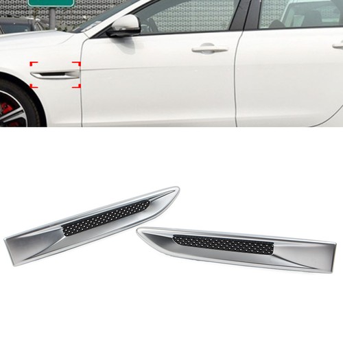 Für Jaguar XE F-Pace XF 1 Paar Front Side Fender Air Vent Outlet Grille Trim