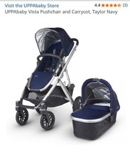 UPPAbaby Vista Pushchair and Carrycot, Taylor Navy