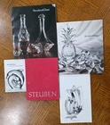 Lot of Six STEUBEN Glass Catalogs and Books