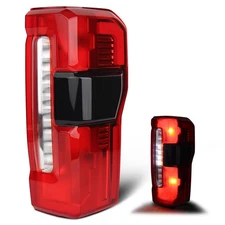For 2023-2025 Ford F-250 Super Duty Halogen w/Blind Spot Tail Light Passenger RH