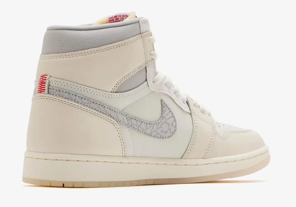 Nike Air Jordan 1 Retro Alto OG Sail Rojo Universitario IH4363-100 Para hombres o GS NUEVO Foto 3 de 4