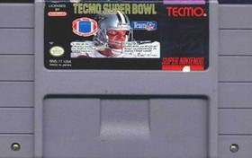 TECMO SUPER BOWL - SNES Super Nintendo Game