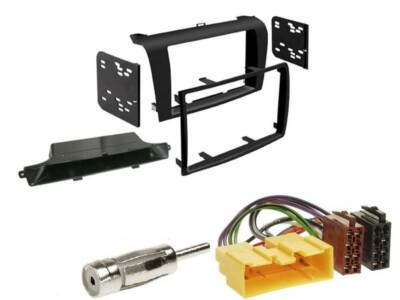 2 DIN Radioeinbauset Einbaukit Set passend für Mazda 3 2003-2009 Blende schwarz
