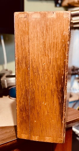 Vintage 1960's Gary Gail of Dallas TX, Original Wood Box Bag Purse - Picture 5 of 11