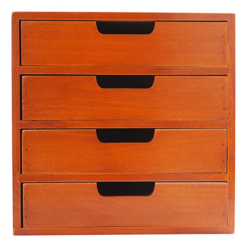 Set Cassettiera 4 Pezzi Cassetti Multilivello Scrivania Storage Organizer Nuovo - Foto 7 di 12