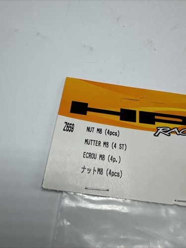 HPI Racing #Z659 Nut M8 4 Pieces New In Package - Picture 2 of 8