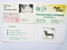 PORTOCARD, Q-1996-5.000-52 (2)  Tierschutz HEPPENHEIM, Briefmarke postfrisch
