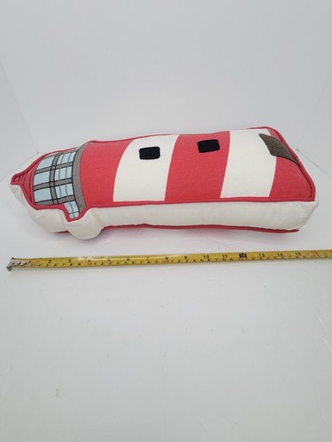 Nautical 15" Lighthouse Shaped Decorative Accent Pillow Red  - Picture 12 of 14