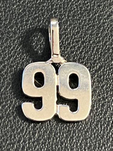 Número Colgante Dije Plata Brillante Equipo Jugador NASCAR NFL NHL NCAA MLB *Elige # - Imagen 5 de 117