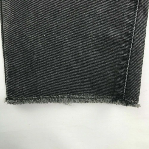 Universal Thread Womens Size 12 Ankle Jeans High Rise Straight Gray Frayed Hem - Picture 3 of 7