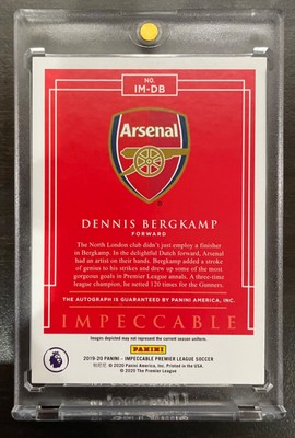 2019-20 Panini Impeccable Soccer Dennis Bergkamp Immortal 2019-20 Panini Impeccable Soccer Dennis Bergkamp Immortal
