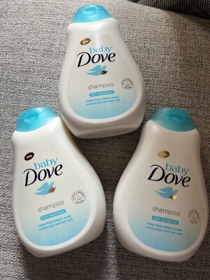 Baby Dove Shampoo Rich Moisture 3 x 400ml (1200ml) Brandneu