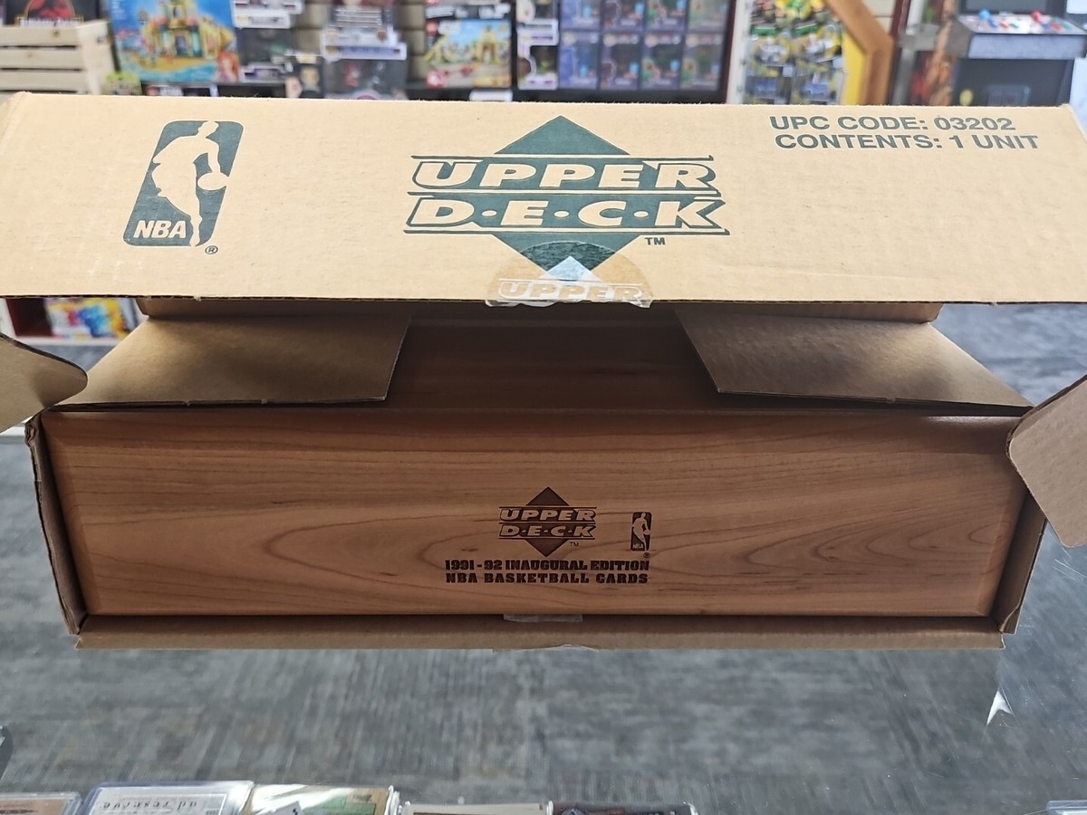 1991-92 Basketball Upper Deck Factory Wood Box Inaugural Limited