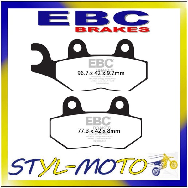 Fa214/2 BeläGe Organisch Aramid Hinten EBC Triumph 1200 Truxton 2016-2018-image