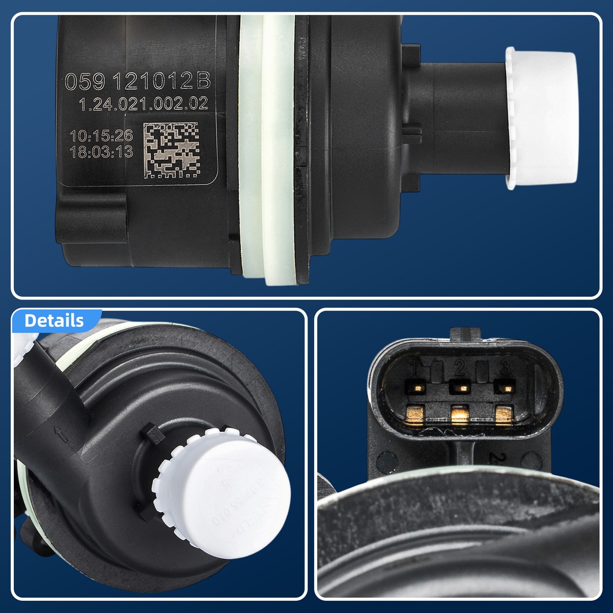 取置品 059121012B 電動補助ウォーターポンプ 補助暖房ウォーターポンプ