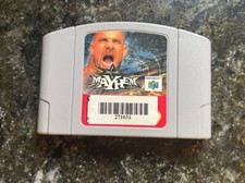WCW Mayhem N64 (Nintendo 64, 1999) WWE AUTHENTIC TESTED WORKS!!