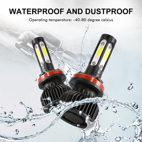 H11 H8 H9 LED Headlight Kit High Low Beam Bulb Super Bright 6500K White 360000LM - Picture 10 of 12