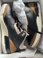 Air Jordan 3 “Desert Elephant” ct8532-008 BLACK BROWN MENS SIZE 11 Deadstock