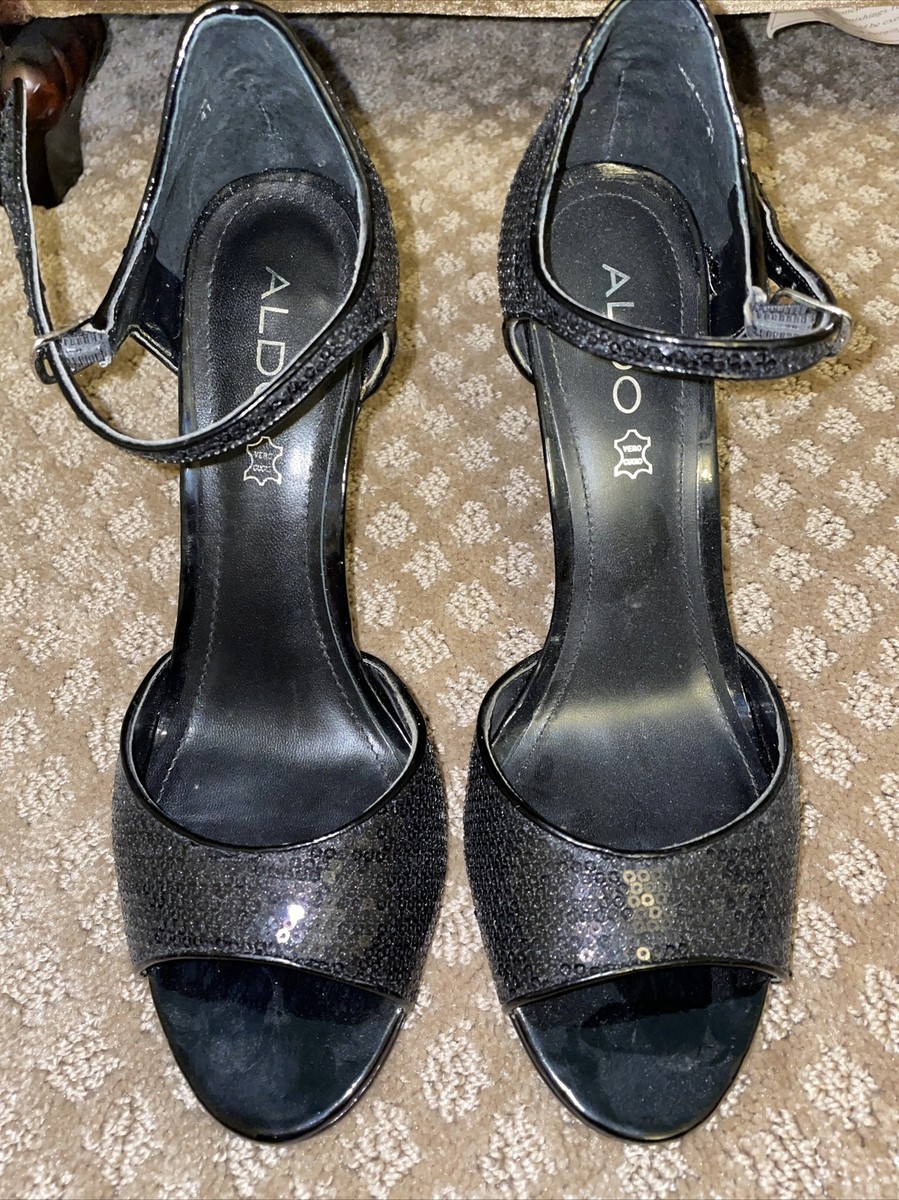 black sequin dress shoes Dolce & Gabbana Sequin Derby Oxford, 39 / Black main image 1