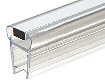 90 Degree Magnetic Profile for Glass-to-Glass fits 3/8" to 1/2" Glass Clear - Picture 1 of 3