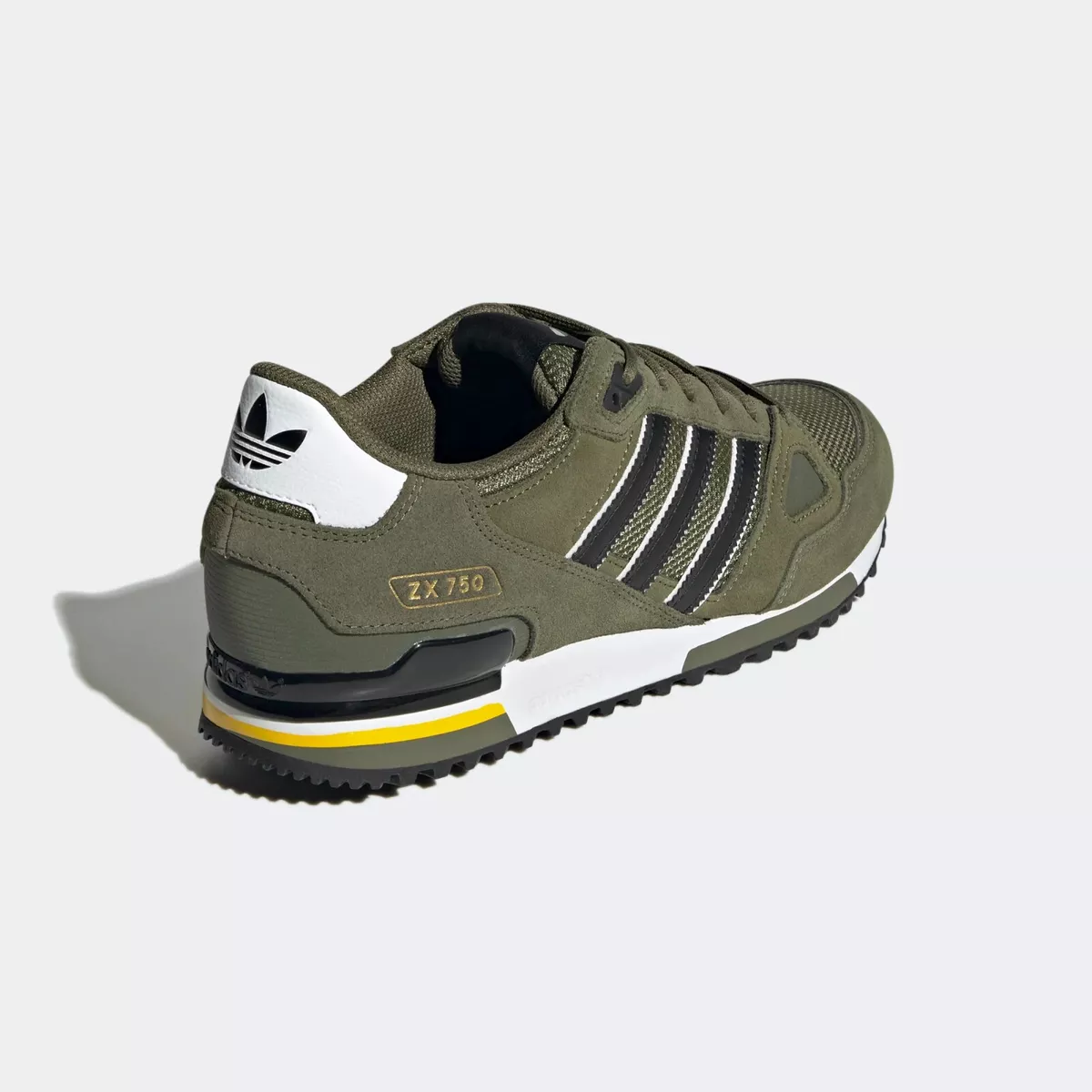 adidas ZX 750 Shoes in Green / Black and Yellow UK 9 | eBay