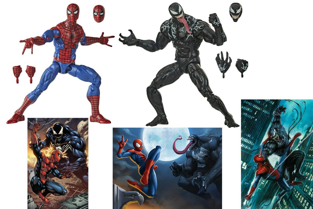 AUTHENTIC Marvel LEGENDS SPIDERMAN & FREE VENOM NEVER OPENED BOXES