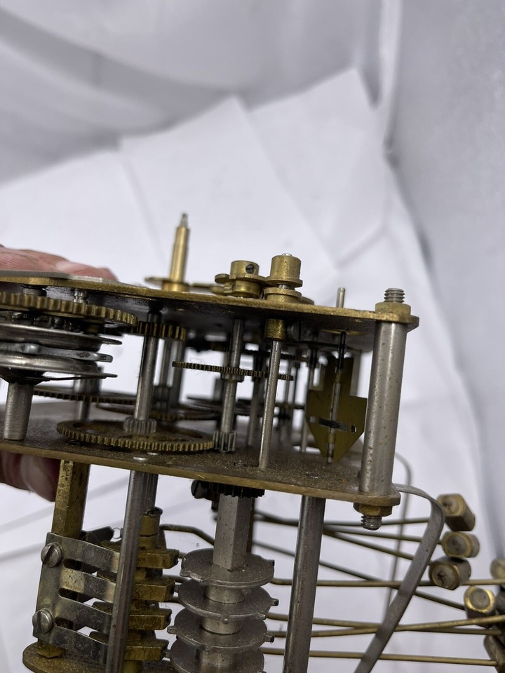 Used Clock Movement Hermle Black Forest Clock For Parts 451050 94cm eBay