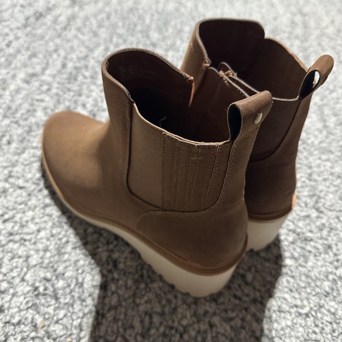 SuperCush Colby Chelsea Womens Rubber Sole Ankle Boot, Size 9, Brown - Imagen 3 de 9