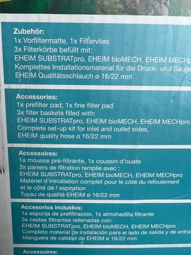 New Eheim Pro 4+ 250 External Fish tank Aquarium Filter up to 250L 65 gal - Picture 17 of 17