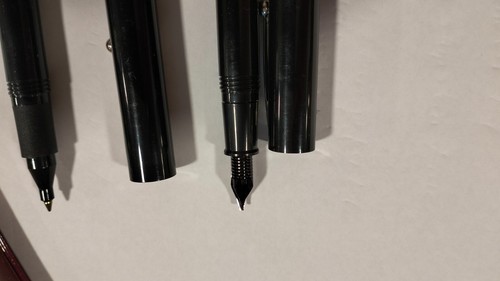 SHEAFFER USA FOUNTAIN PEN ITALIC M NIB & BALLPOINT PEN - Picture 9 of 10
