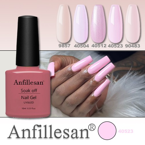 Anfillesan Nail Polish UV LED Soak Off Gel Polish Base Top Coat Gel Varnish 10ml - Picture 9 of 155
