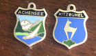 Vintage Achensee & Kitzbuhel 900 Silver Enamel Bracelet Travel Charm Lot — photo 2