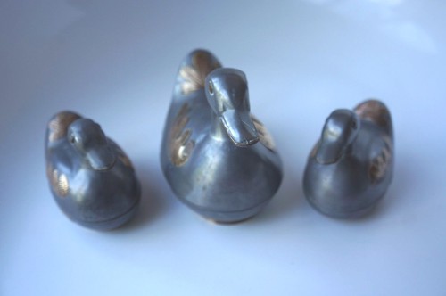 VTG. METAL TRINKET DUCKS: SET OF 3 - Picture 3 of 3