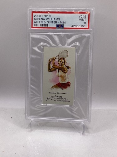 2008 Topps Allen & Ginter #249 Mini Serena Williams PSA 9 - 第 1/2 張圖片